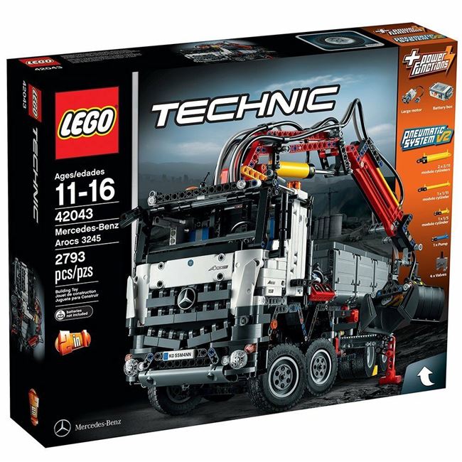 2015 Technic Mercedes-Benz Arocs 3245, Lego 42043, Christos Varosis, Technic
