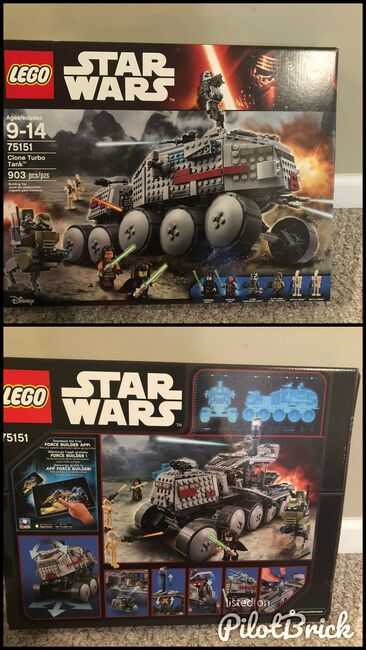 2016 Star Wars Clone Turbo Tank, Lego 75151, Christos Varosis, Star Wars, Image 3