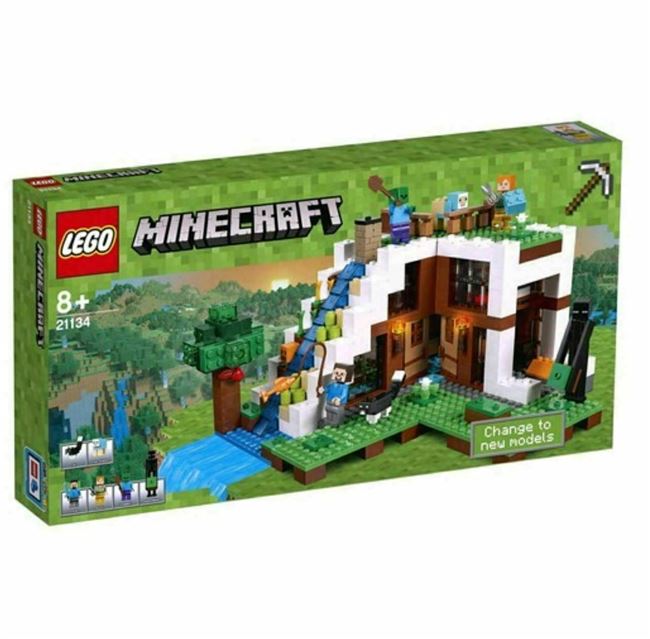 2017 Minecraft The Waterfall Base, Lego 21134, Christos Varosis, Minecraft
