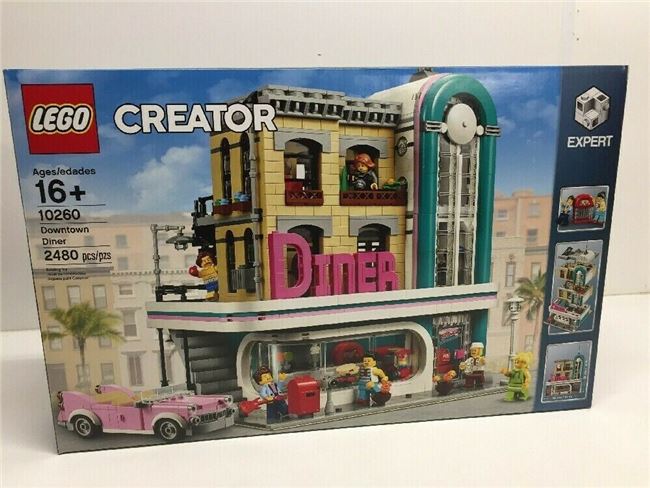 2018 Downtown Diner, Lego 10260, Christos Varosis, Modular Buildings