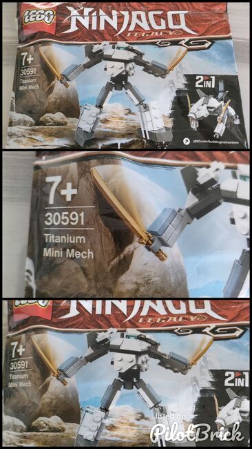 2IN1 TITANIUM MINI MECH, Lego 30591, Mandy Bleach, NINJAGO, East London, Abbildung 4
