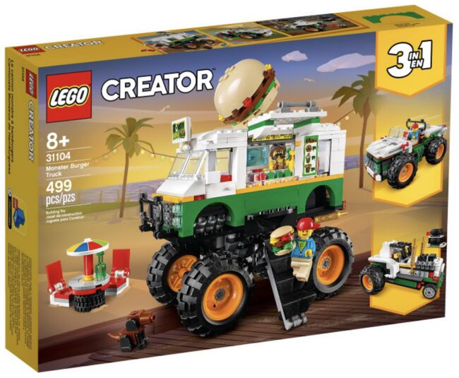 31104: Monster Burger Truck - Retired Set, Lego 31104, T-Rex (Terence), Creator, Pretoria East