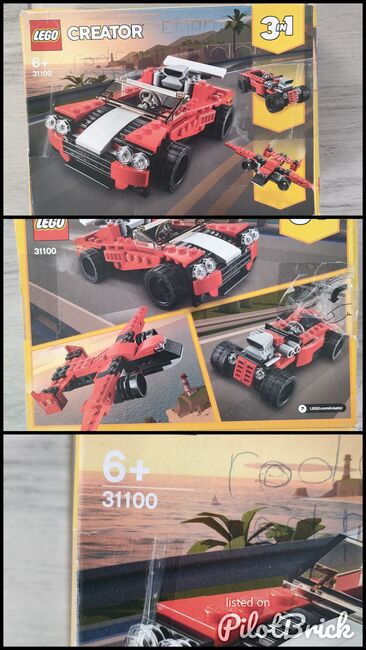 3IN1 CAR, RACE CAR & PLANE, Lego 31100, Mandy Bleach, Creator, East London, Image 4
