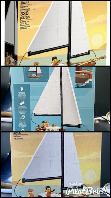 40487: Sailboat Adventure - Promotional Release, Lego 40487, T-Rex (Terence), Ideas/CUUSOO, Pretoria East, Image 4