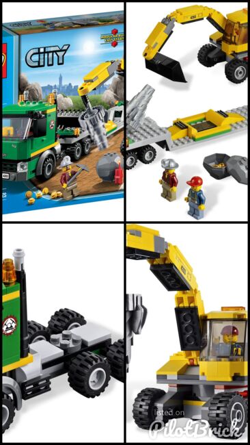 [4203] CITY Mining Excavator Transporter, Lego 4203, Eric, City, Coomera, Image 7