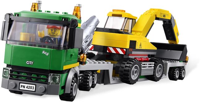 [4203] CITY Mining Excavator Transporter, Lego 4203, Eric, City, Coomera, Image 2