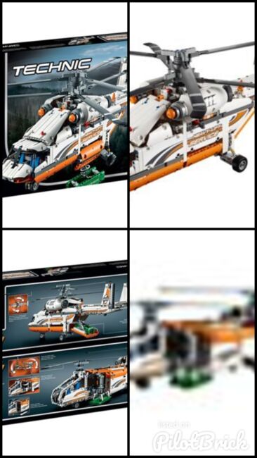 42052 LEGO Technic Heavy Lift Helicopter, Lego 42052, Grant, Technic, Abbildung 5