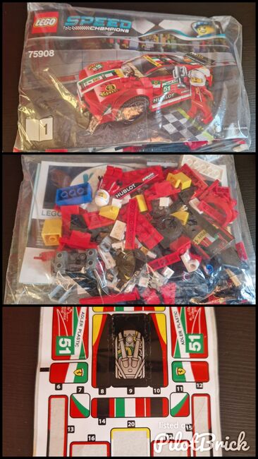 458 Italia GT2, Lego 75908, WayTooManyBricks, Speed Champions, Essex, Image 4