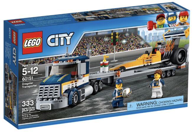 60151: Dragster Transporter - Retired Set, Lego 60151, T-Rex (Terence), City, Pretoria East