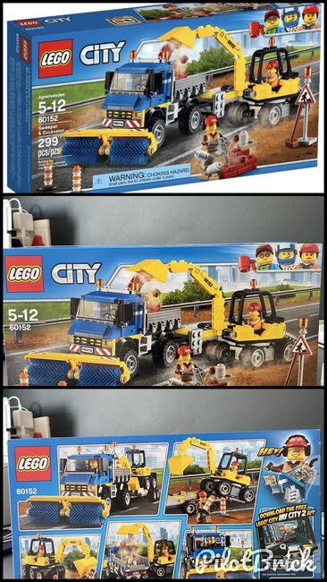 60152: Sweeper & Excavator - Retired Set, Lego 60152, T-Rex (Terence), City, Pretoria East, Image 4