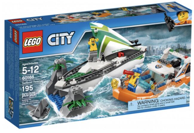 60168: Sailboat Rescue - Retired Set, Lego 60168, T-Rex (Terence), City, Pretoria East