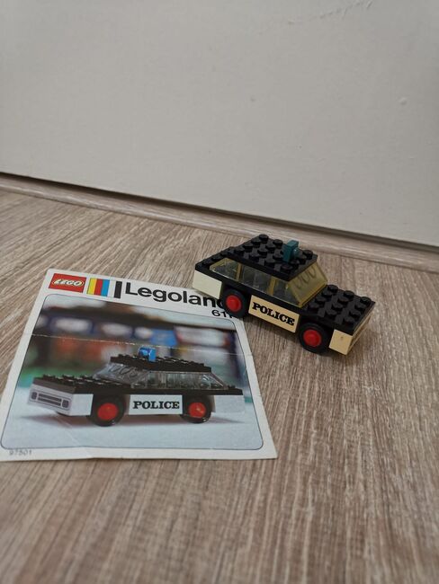 611 Police Car, Lego 611, DutchRetroBricks, LEGOLAND
