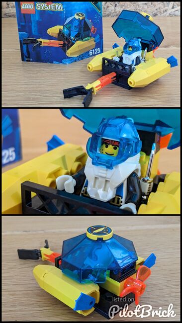 6125: Sea Sprint 9, Lego 6125-1, John, Aquazone, Knysna, Image 4