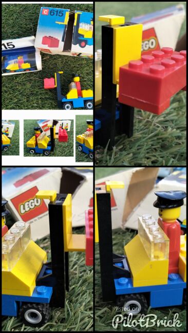615 - 'Forklift' 1975 VINTAGE LEGO, Lego 615-2, Stacey , Diverses, Benoni , Abbildung 6