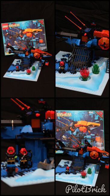 6190 LEGO Aquazone Aquasharks Shark's Crystal Cave & BONUS! 6115 set, Lego 6190, PBlokker, Aquazone, Heidelberg, Abbildung 16