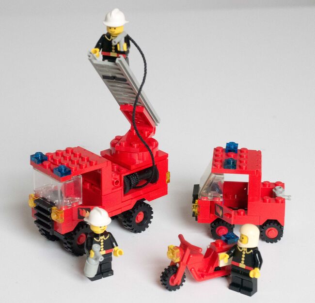 6366 Feuerwehr und Einsatzwagen von 1984, Lego 6366, Lego-Tim, Town, Köln, Abbildung 3