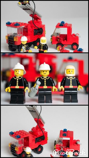 6366 Feuerwehr und Einsatzwagen von 1984, Lego 6366, Lego-Tim, Town, Köln, Abbildung 4