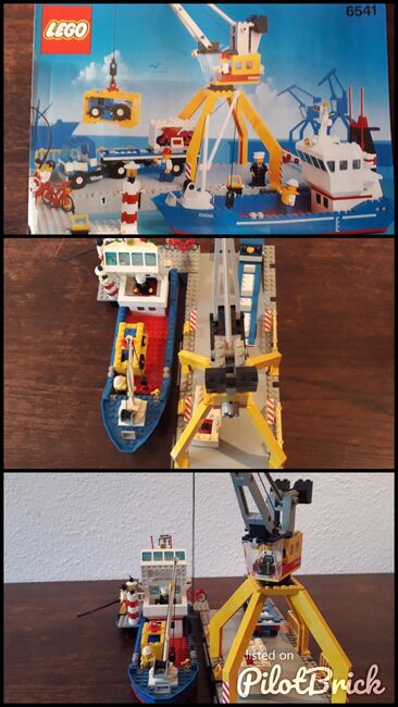 6451 - Hafenkran und Schiff, Lego 6451, privat, Town, München, Abbildung 4