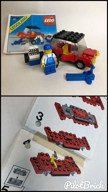 6655 Auto & Tire repair, Lego 6655, DutchRetroBricks, Town, Abbildung 3