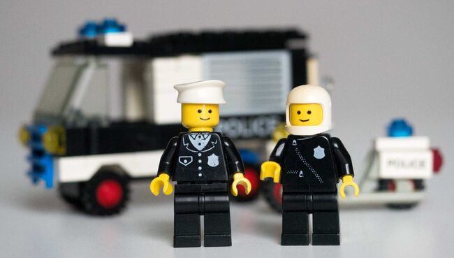 6684 Polizei Einsatzwagen von 1984, Lego 6684, Lego-Tim, Town, Köln, Abbildung 2