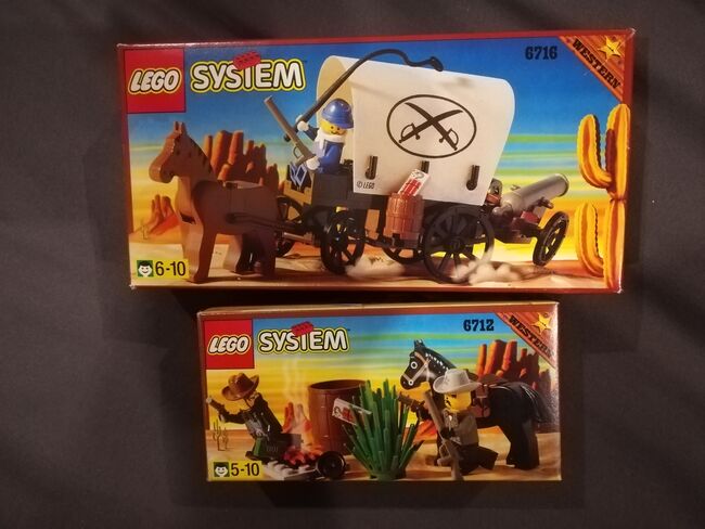 6716 LEGO Western Cowboys Covered Wagon & BONUS! 6712 set. Free shipping in ZA, Lego 6716, PBlokker, Western, Heidelberg