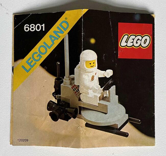 6801 Rocket Sled / Planeten Scooter von 1981, Lego 6801, Lego-Tim, Space, Köln, Abbildung 4