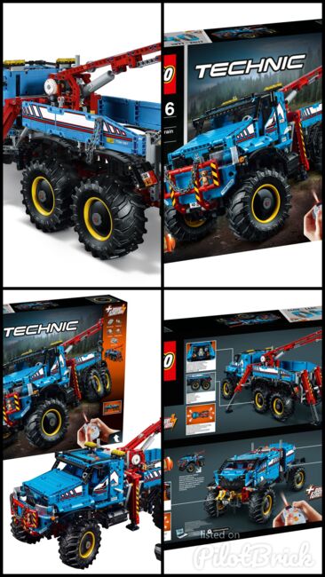 6x6 All Terrain Tow Truck, LEGO 42070, spiele-truhe (spiele-truhe), Technic, Hamburg, Abbildung 10