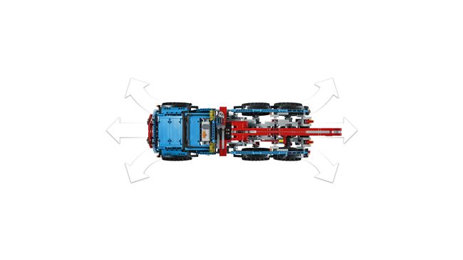 6x6 All Terrain Tow Truck, LEGO 42070, spiele-truhe (spiele-truhe), Technic, Hamburg, Abbildung 8