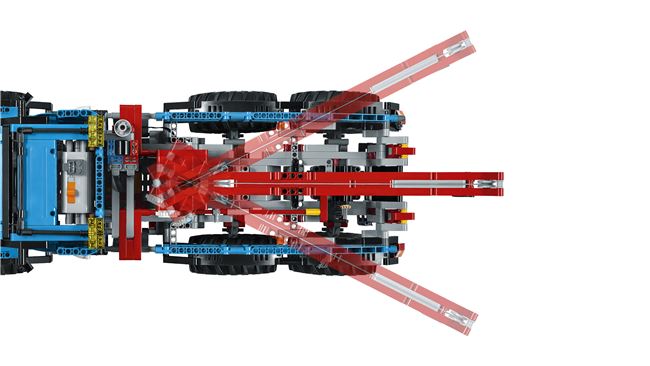 6x6 All Terrain Tow Truck, LEGO 42070, spiele-truhe (spiele-truhe), Technic, Hamburg, Abbildung 9