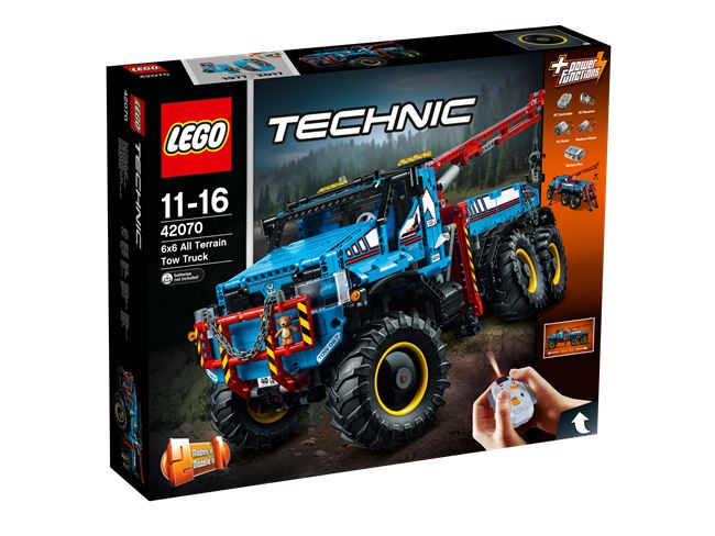 6x6 All Terrain Tow Truck, LEGO 42070, spiele-truhe (spiele-truhe), Technic, Hamburg