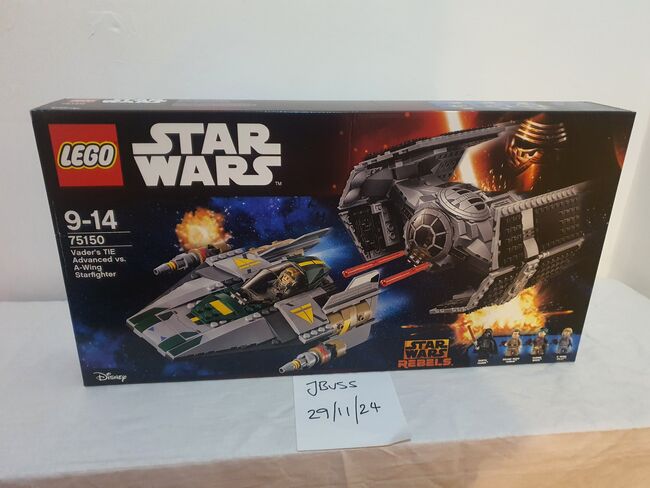 75150 - Vaders TIE Advanced vs A-Wing Starfighter - BNIB, Lego 75150, Jules Buss, Star Wars, Bexhill-On-Sea