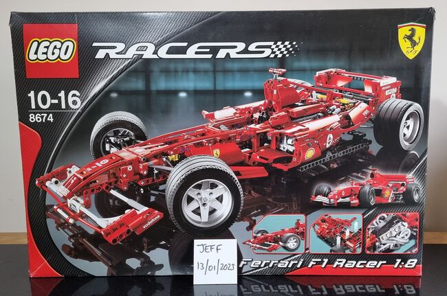 8674 Ferrari F1 Racer, Lego 8674, MR JEFFREY DU PLESSIS, Technic, Felixstowe
