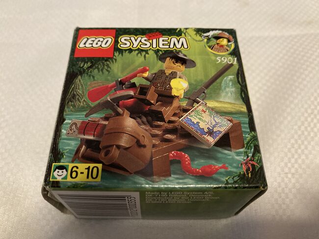 Adventures (Jungle) - River Raft, Lego 5901, John Barnes, Adventurers, Canterbury