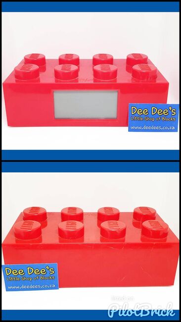 Alarm Clock, Brick 2 x 4 – Red, Lego CT46052, Dee Dee's - Little Shop of Blocks (Dee Dee's - Little Shop of Blocks), Diverses, Johannesburg, Abbildung 3