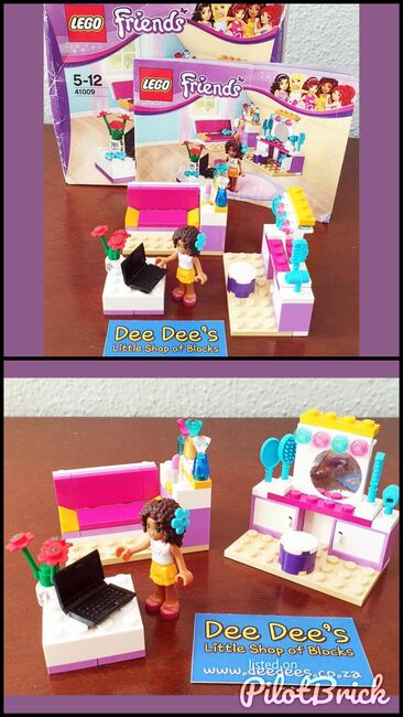 Andrea’s Bedroom, Lego 41009, Dee Dee's - Little Shop of Blocks (Dee Dee's - Little Shop of Blocks), Friends, Johannesburg, Image 3