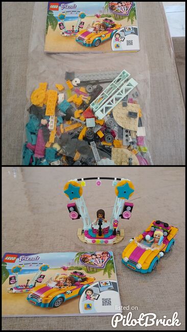 Andrea's car and stage, Lego 41390, Tasneem , Friends, Johannesburg , Image 3