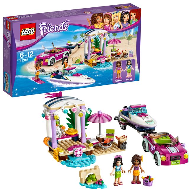 Andrea's Speedboat Transporter, LEGO 41316, spiele-truhe (spiele-truhe), Friends, Hamburg, Abbildung 3