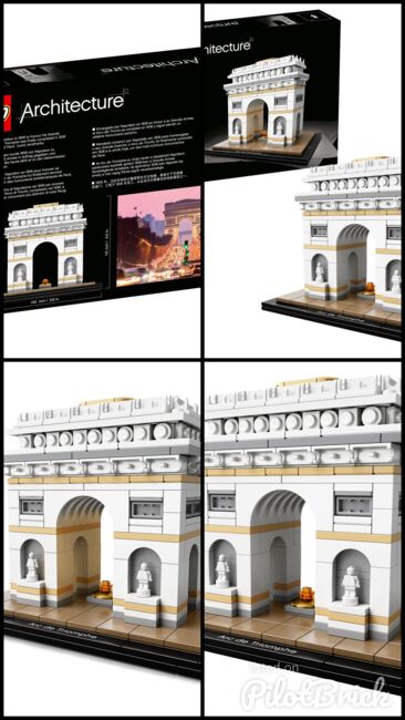 Arc de Triomphe, LEGO 21036, spiele-truhe (spiele-truhe), Architecture, Hamburg, Abbildung 8