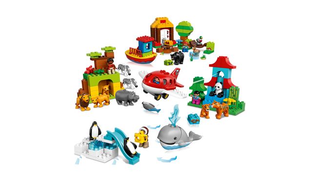 Around the World, LEGO 10805, spiele-truhe (spiele-truhe), DUPLO, Hamburg, Abbildung 4