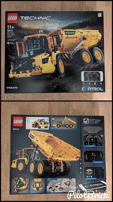 knickgelenkter Volvo Dumper 6x6 neu/ungeöffnet, Lego 42114, blue, Technic, Zollikofen, Image 3