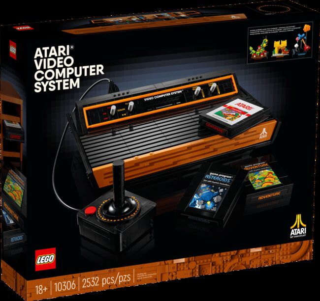 Atari Video Computer System - 50th anniversary Atari 1977, Lego 10306, Elsa, Exclusive, ALBERTON