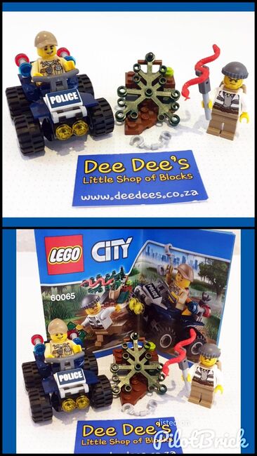 ATV Patrol (1), Lego 60065, Dee Dee's - Little Shop of Blocks (Dee Dee's - Little Shop of Blocks), City, Johannesburg, Image 3