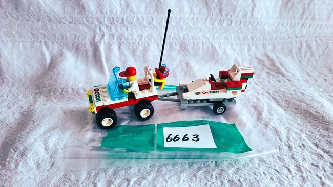 Auto mit Anhänger und Boot / Wave Rebel, Lego 6663, Urs Gerhard, Diverses, Zürich
