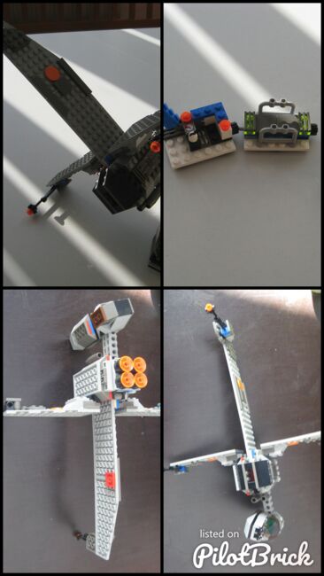 B-wing at Rebel Control Center, Lego 7180, Kerstin, Star Wars, Nüziders, Image 19