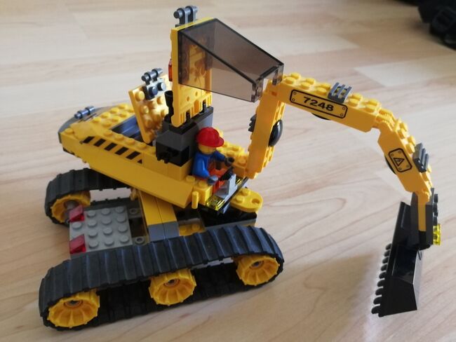 Bagger mit Arbeiter, Lego 7248, Leo, City, Frick, Abbildung 3