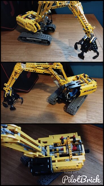 Bagger gelb, Lego 42006, Holger, Technic, Merzkirchen, Abbildung 4