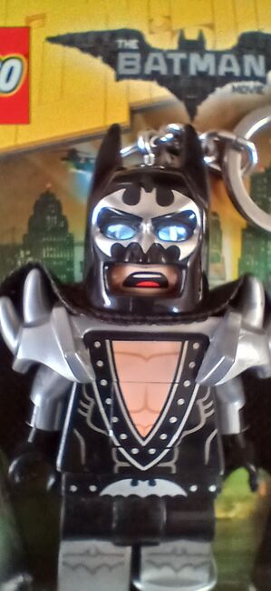 Batman Movie 2017 Key Ring Glam Rocker/KISS Inspiration, Lego, Brett , BATMAN, Boksburg, Abbildung 3