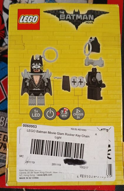 Batman Movie 2017 Key Ring Glam Rocker/KISS Inspiration, Lego, Brett , BATMAN, Boksburg, Image 2