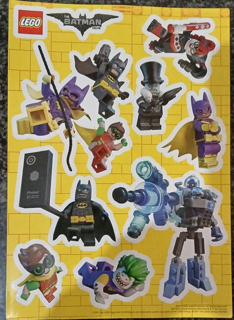 Batman Movie 2017 Promo Sticker sheet, Lego, Brett , BATMAN, Boksburg