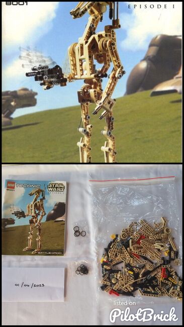 Battle Droid, Lego 8001, Ralph, Star Wars, Grabouw, Abbildung 3
